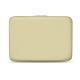 Notebook-Lederschutzhülle 8' - Griffe 2 - Beige PU