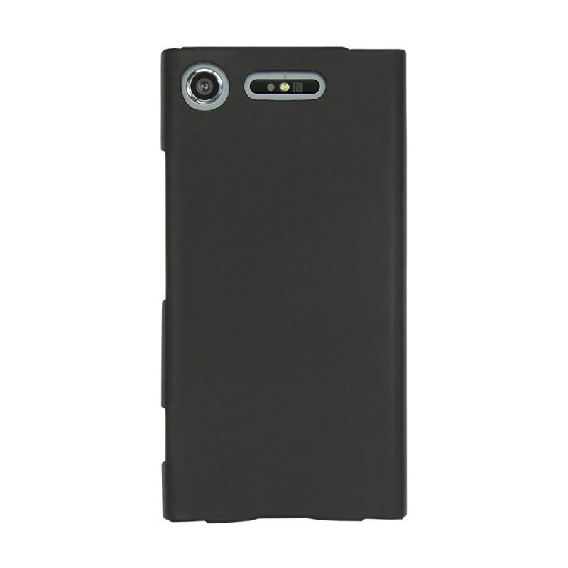Sony Xperia XZ1 leather cover - Noir ( Nappa - Black ) 
