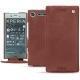 Sony Xperia XZ1 leather case - Passion vintage ( Glutton - Red ) 