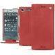 Housse cuir Sony Xperia XZ1 - Cerise vintage ( Pantone 185C ) 