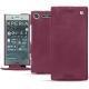Housse cuir Sony Xperia XZ1 - Prune vintage ( Pantone 512C ) 