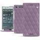Housse cuir Sony Xperia XZ1 - Lilas - Couture ( Nappa - Pantone 2645U ) 