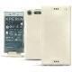 Lederschutzhülle Sony Xperia XZ1 - Blanc escumo