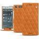 Housse cuir Sony Xperia XZ1 - Mandarine vintage - Couture