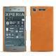 Coque cuir Sony Xperia XZ1 - Mandarine vintage ( Pantone 165C ) 