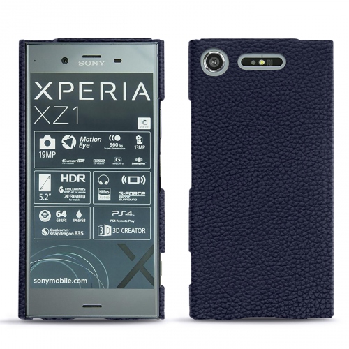 Capa em pele Sony Xperia XZ1Cobalt ( Pantone #2b253f ) 