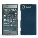 Coque cuir Sony Xperia XZ1 - Blu mediterran
