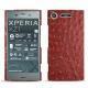 Custodia in pelle Sony Xperia XZ1 - Noir ( Nappa - Black ) 