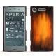 Custodia in pelle Sony Xperia XZ1 - Noir ( Nappa - Black ) 