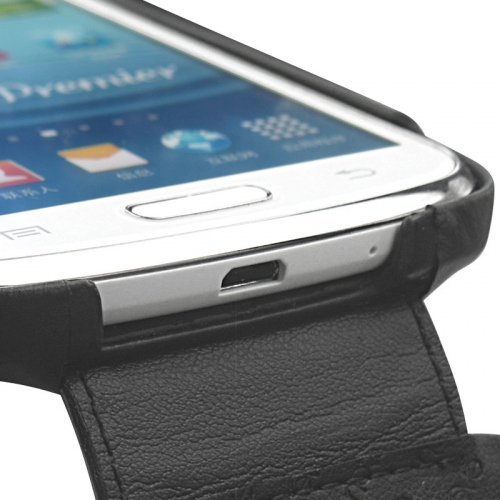 Capa em pele Samsung GT-i9260 Galaxy Premier 