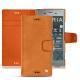 Funda de piel Sony Xperia XZ1 - Mandarine vintage ( Pantone 165C ) 