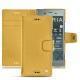 Funda de piel Sony Xperia XZ1 - Mimosa ( Pantone 141C ) 