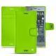 Housse cuir Sony Xperia XZ1 - Vert fluo