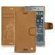 Housse cuir Sony Xperia XZ1 - Castan esparciate