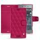 Funda de piel Sony Xperia XZ1 - Rose fluo - Couture