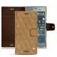 Housse cuir Sony Xperia XZ1 - Sable vintage - Couture