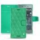 Custodia in pelle Sony Xperia XZ1 - Menthe vintage - Couture