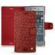 Housse cuir Sony Xperia XZ1 - Autruche ciliegia