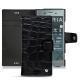 Custodia in pelle Sony Xperia XZ1 - Crocodile nero