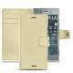 Funda de piel Sony Xperia XZ1 - Beige PU