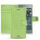 가죽 커버 Sony Xperia XZ1 - Vert olive PU