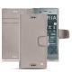 Funda de piel Sony Xperia XZ1 - Taupe innocent