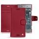 Sony Xperia XZ1 leather case - Rouge passion
