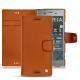 Funda de piel Sony Xperia XZ1 - Orange vibrant