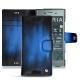 Sony Xperia XZ1 leather case - Bleu Patine