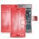 Housse cuir Sony Xperia XZ1 - Rose Patine