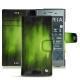 Capa em pele Sony Xperia XZ1 - Vert Patine