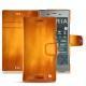 Funda de piel Sony Xperia XZ1 - Orange Patine