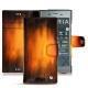 Sony Xperia XZ1 leather case - Fauve Patine