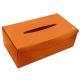 Box für Taschentücher - Rechteckig - Abaca arancio ( Pantone #d77540 )