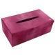 Rectangular tissue box holder - Serpent ciclamino ( Pantone #9E4C6E ) 