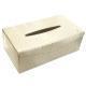 Rectangular tissue box holder - Crocodile milk ( Pantone #d6d2c4 ) 