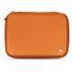 Portable hard drive leather case - Orange ( Nappa - Pantone 1495U ) 