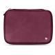 Portable hard drive leather case - Prune vintage ( Pantone 512C ) 