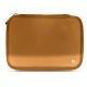 Portable hard drive leather case - Or Maïa ( Pantone 871C ) 