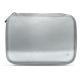 Portable hard drive leather case - Platinium ( Pantone 877C ) 