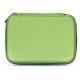 Housse cuir pour disque dur externe - Vert olive PU
