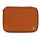 Portable hard drive leather case - Orange vibrant