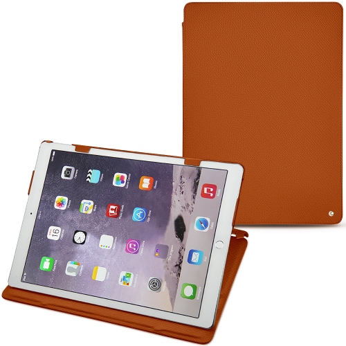Housse cuir Apple iPad Pro 12.9" (2017)Orange vibrant ( Pantone #e36b39 ) 