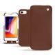 Custodia in pelle Apple iPhone 8 - Marron délicat