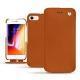 Custodia in pelle Apple iPhone 8 - Orange vibrant