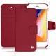 Capa em pele Apple iPhone 8 - Rouge passion