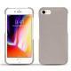 Funda de piel Apple iPhone 8 - Taupe innocent
