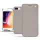 Apple iPhone 8 Plus leather case - Taupe innocent