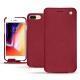 Capa em pele Apple iPhone 8 Plus - Rouge passion