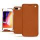 Funda de piel Apple iPhone 8 Plus - Orange vibrant
